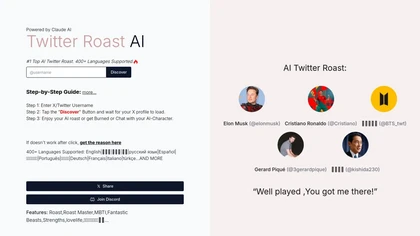 AI Twitter Roast